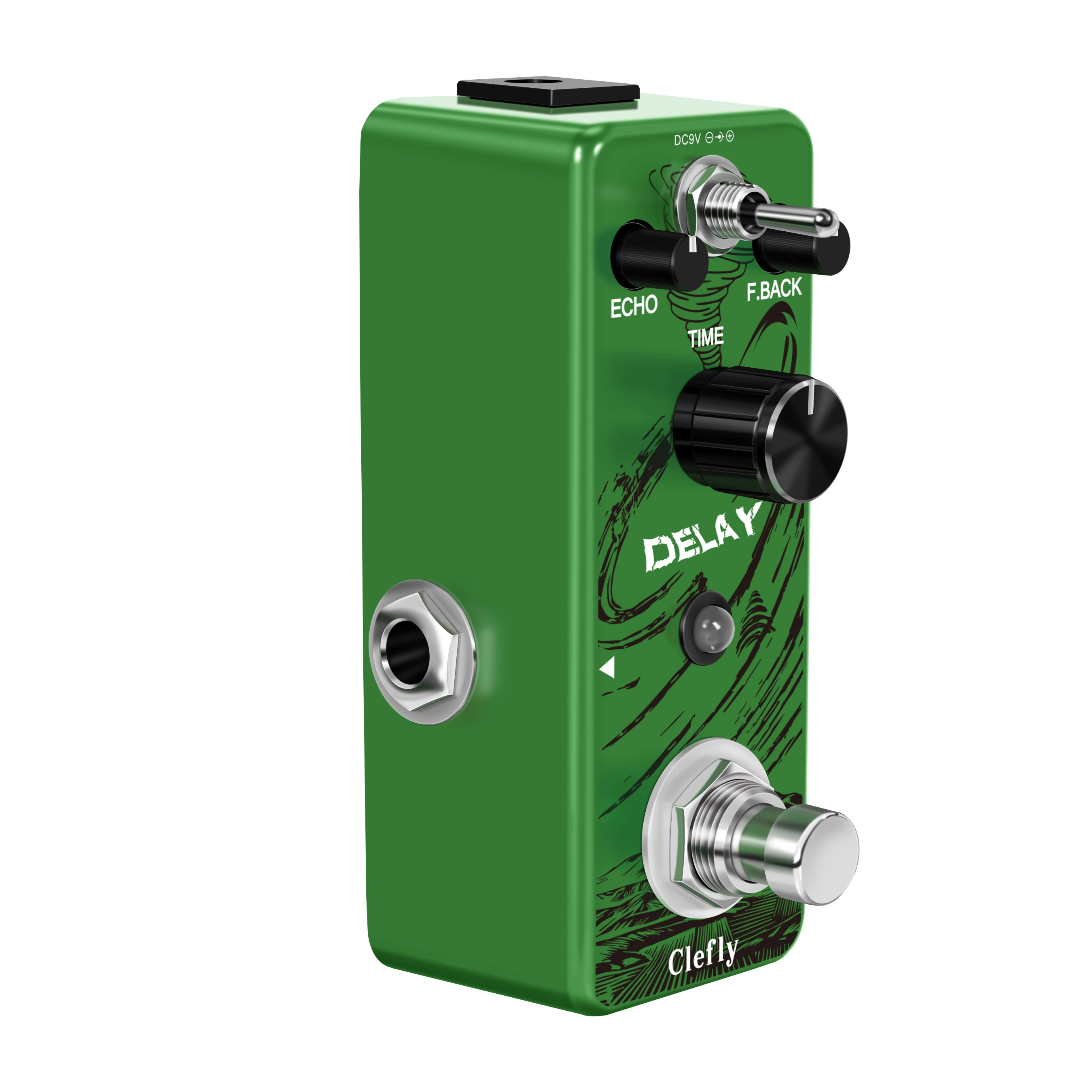 Clefly LEF-314 Guitar Delay Pedal Analog Delay Guitar Effect Pedal Switching, Fully Vintage Delay True Bypass