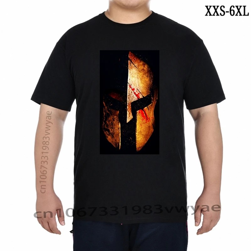 

Винтажная футболка с изображением спартанского шлема, модная футболка с круглым вырезом, качественные хлопковые футболки XXS-6XL