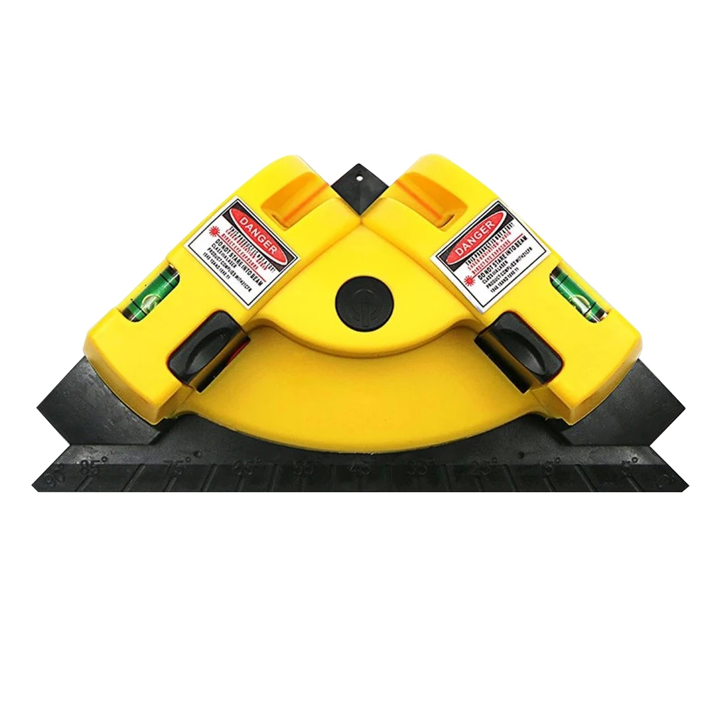 

19.5*10.5*6cm Right Angle 90 Degree Square Level W/ Suction Cups Infrared Measuring Tool Level Tool For Flooring Tile Layouts