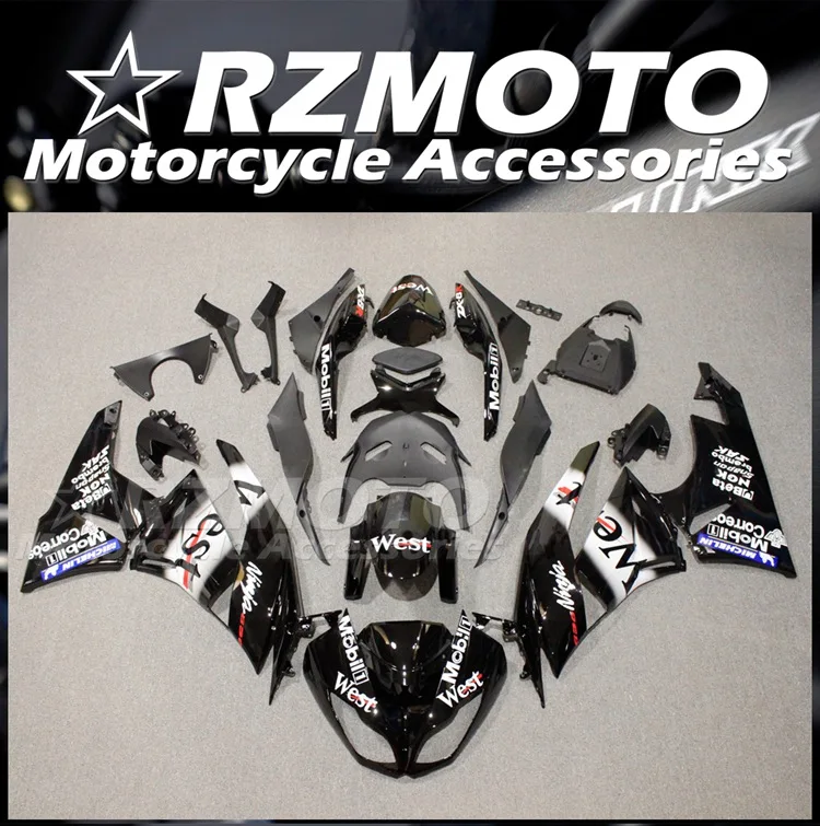 Новый комплект обтекателей из АБС-пластика подходит для Kawasaki Ninja ZX-6R 636 ZX6R 2009 2010 2011