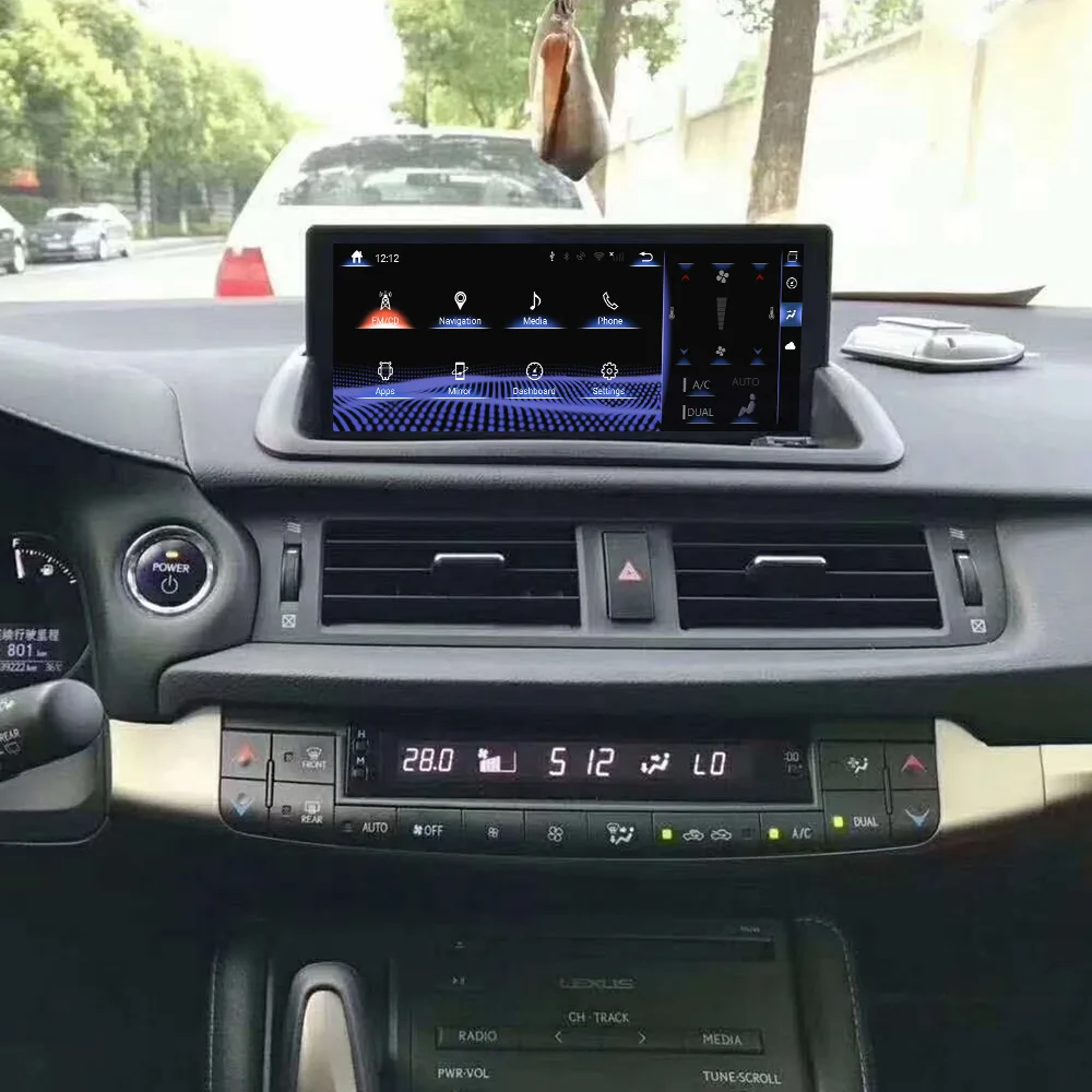 Для Lexus CT A10 CT200h 2011~2019 Android 128G Автомобильный мультимедийный плеер Стерео GPS DVD Радио