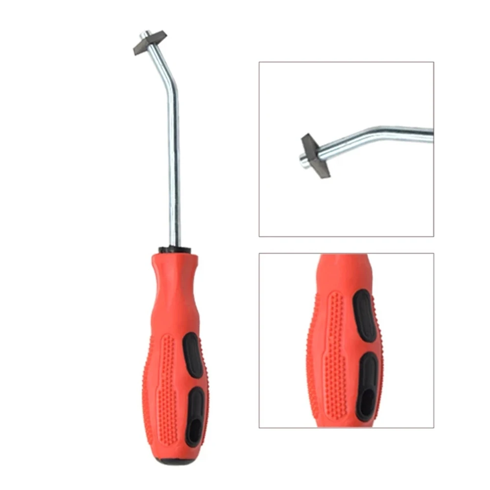 

Tile Cleaning Tool 8.86x1.18inch Red Tile Cleaner Durable Tungsten Steel Tile Ceramic Grout Remover Cleaning Tools