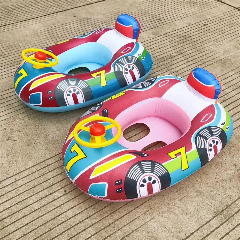 

Inflatable floating seat baby swimming ring car-shaped toddler swimming ring children children swimming ring accessories water f