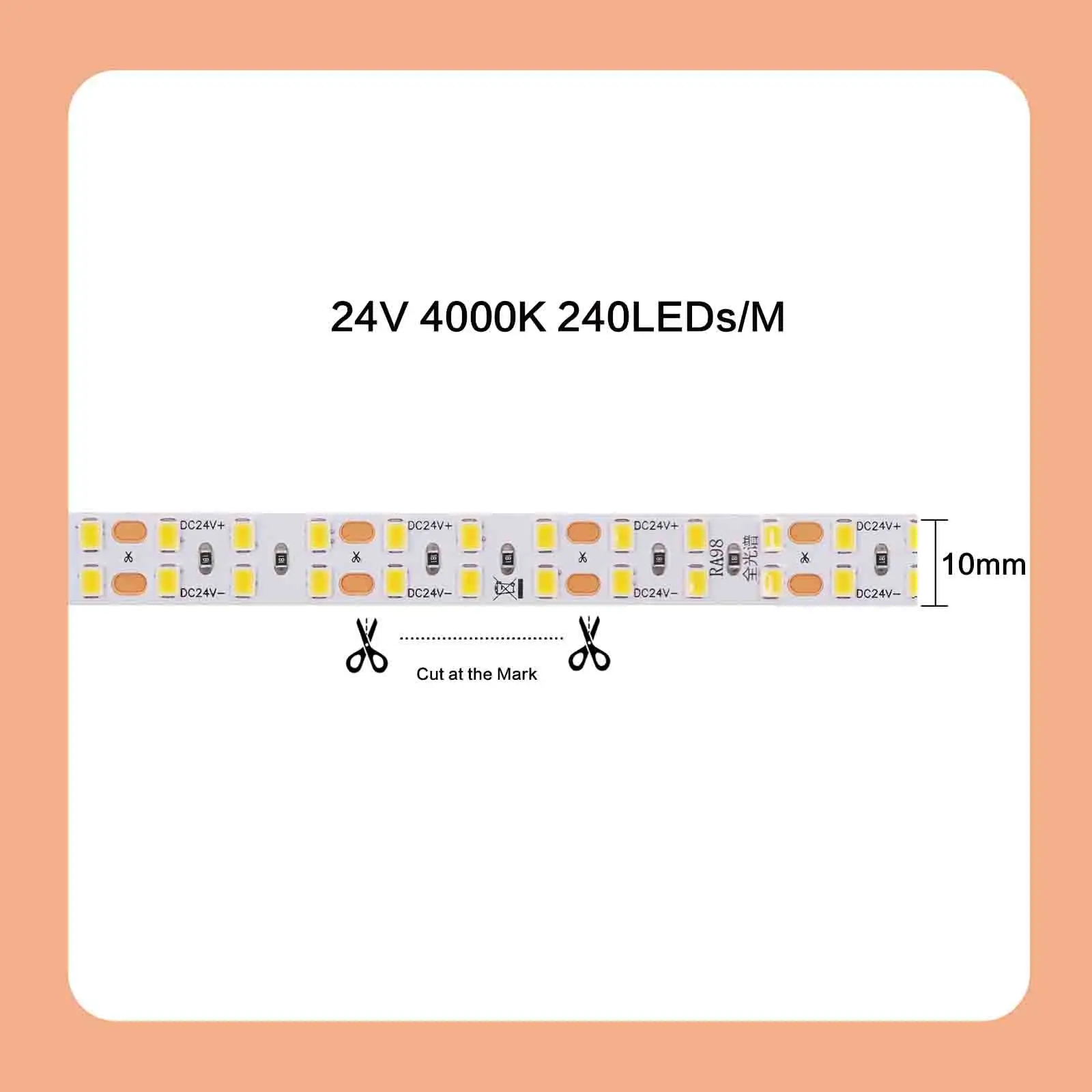 

Светодиодная лента KISUFU 5M/10M RA98 12/24В