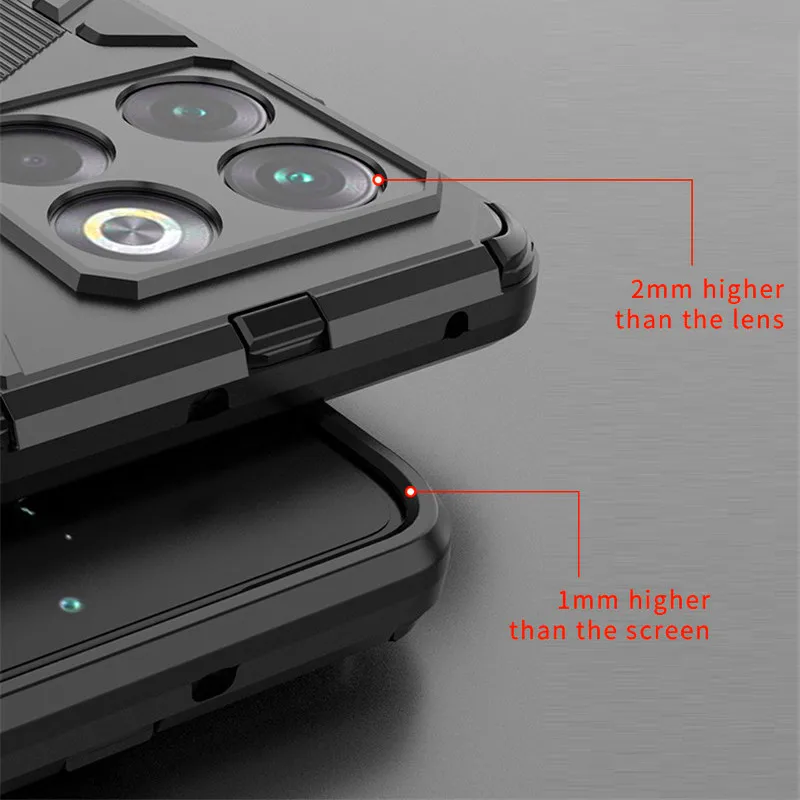 For OnePlus ACE Pro 5G Case OnePlus ACE Pro Cover Shockproof Hard Armor PC Stand Silicone Bumper For OnePlus ACE Pro 6.7 Inch