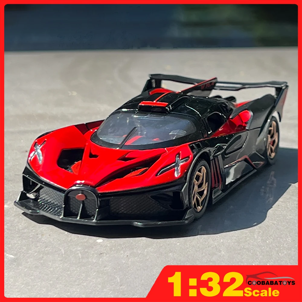 

Scale 1/32 Bugatti Bolide Metal Diecast Alloy Toy Car Model For Boys Children Kids Toys Vehicles Hobbies Collection Pull Back