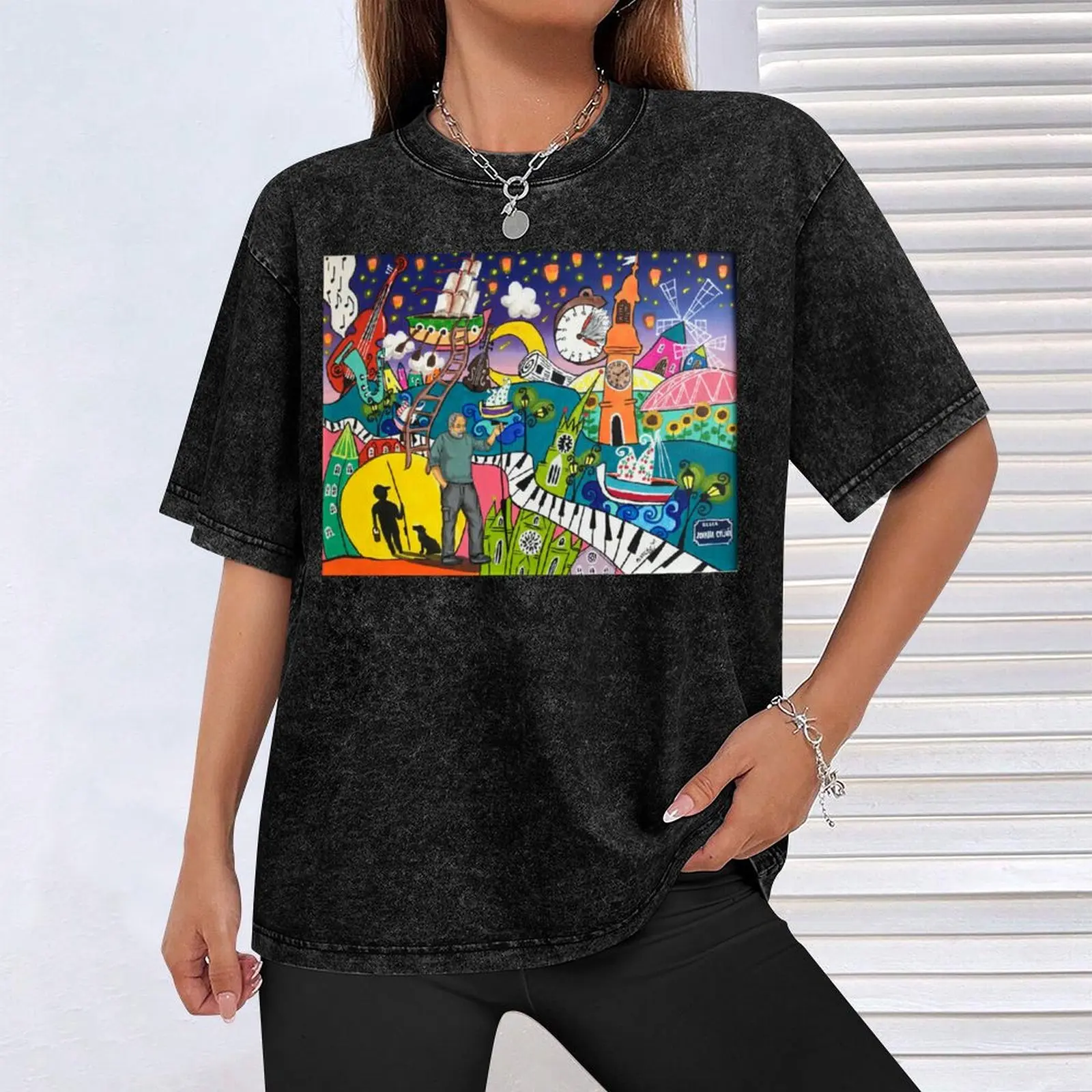 Djordje Balasevic Noc kad sam preplivao Dunav футболка мужская хлопок