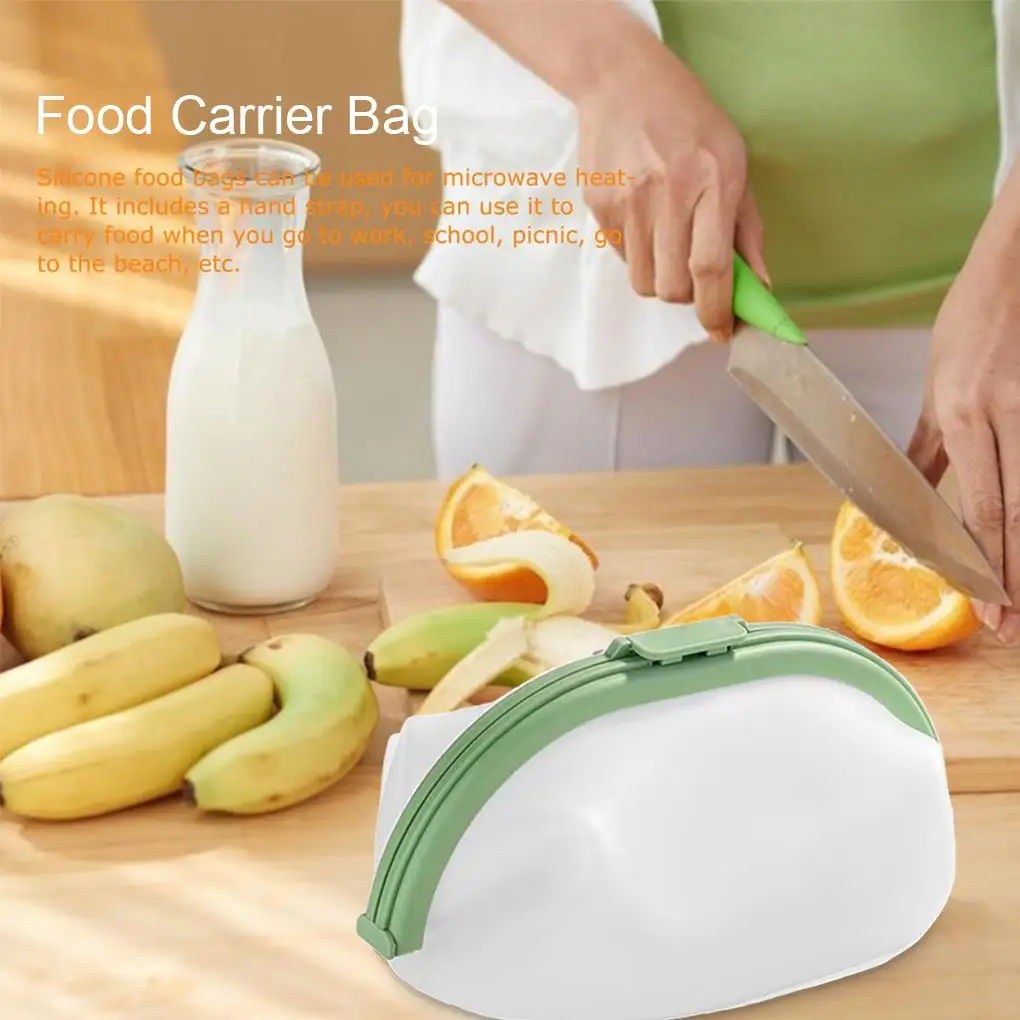 

Kitchen Reusable Sealing Bags Fruit Snack Fresh-keeping Food Storage Bag Pouches Seal Containers for Home Storage