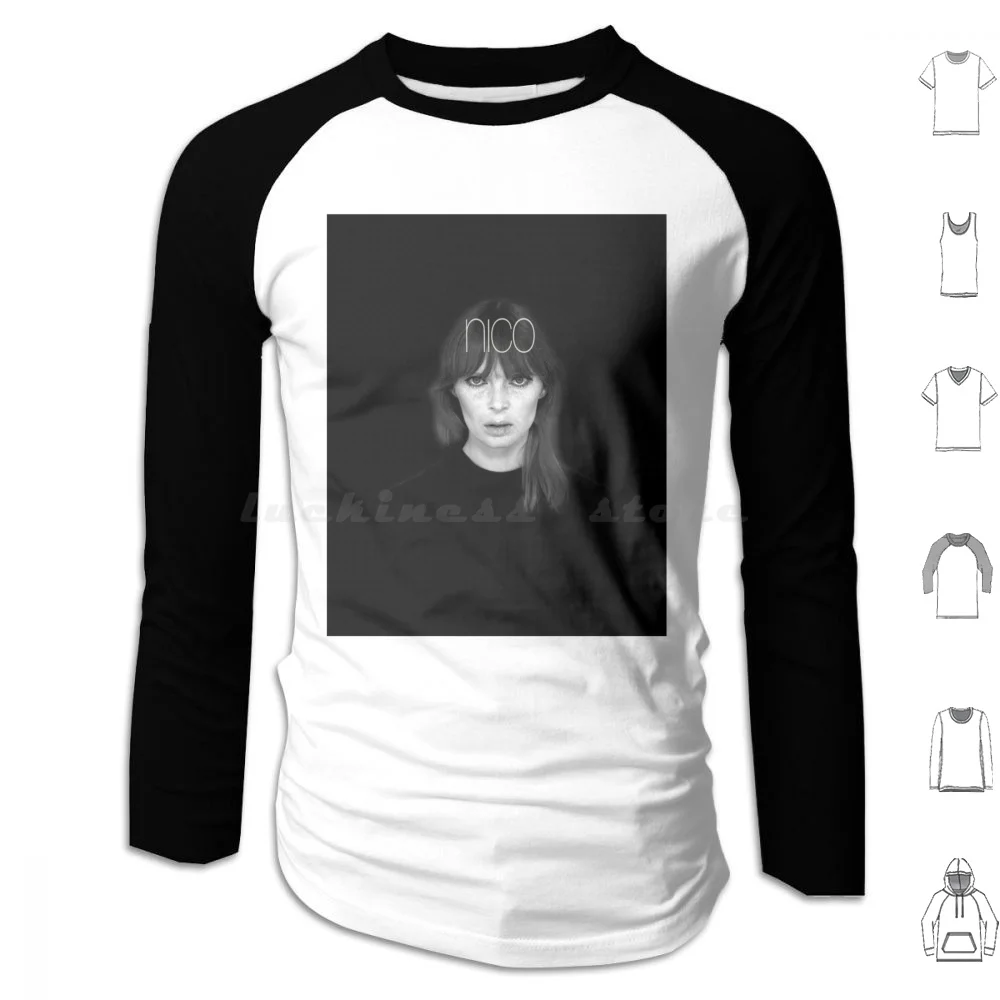 Нико графика толстовки с длинным рукавом бархатный подземный бархат Герд