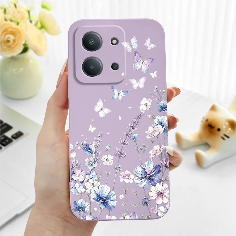 Чехол для телефона Lily Butterfly для Xiaomi Poco X8 M8 F8 X7 M7 F7 X6 M6 F6 X5 M5 F5 Pro Max Ultra 4G 5G, мягкий силиконовый чехол. (art.: 3920dcf7417d9) - 3920dcf7417d9