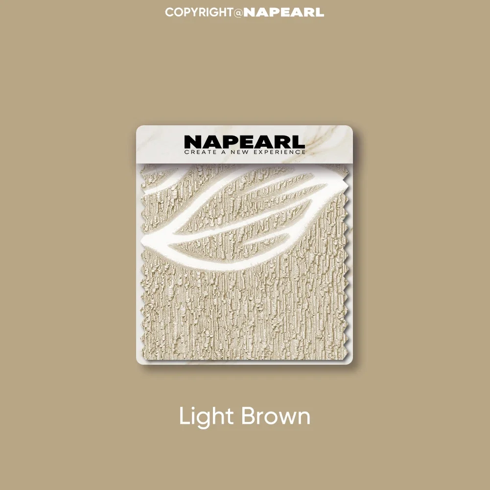 

NAPEARL серые просвечивающиеся шторы из полиэстера 1 панель