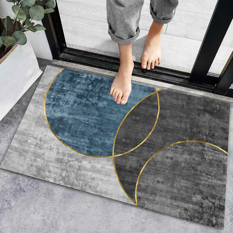 

Anti-slip Entrance Door Mat Modern Super Absorbent Bath Home Floor Rug Mat for Hallway on the Floor Door Mat Entrance Waterproof