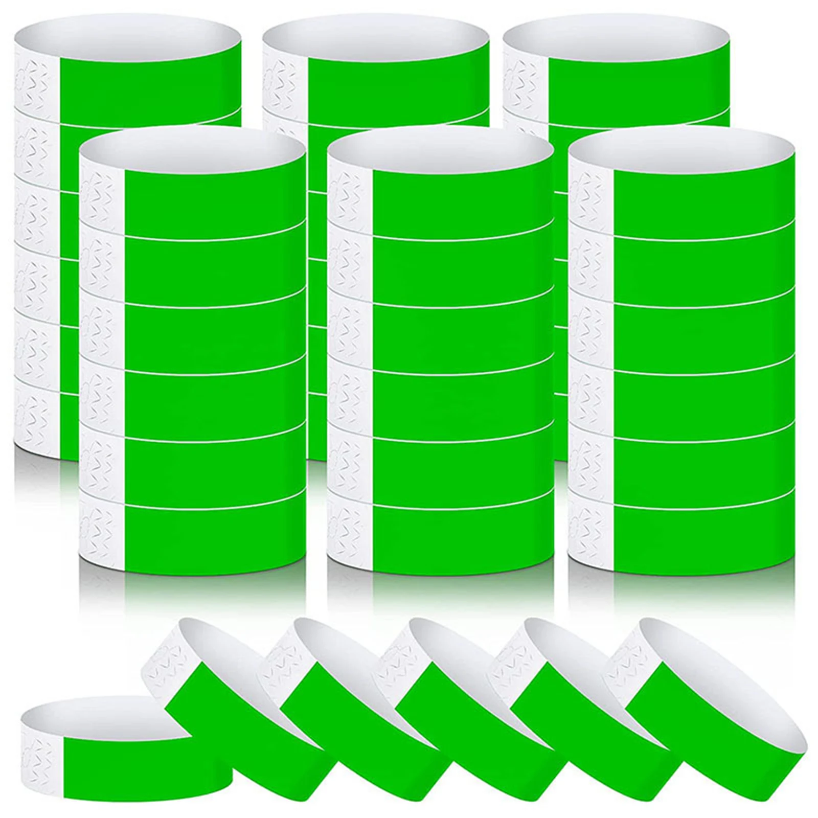 

Neon Party Supplies 600 Sticky Wristbands for Events Bright and Clear Printing Suitable for Screenings and Clubs