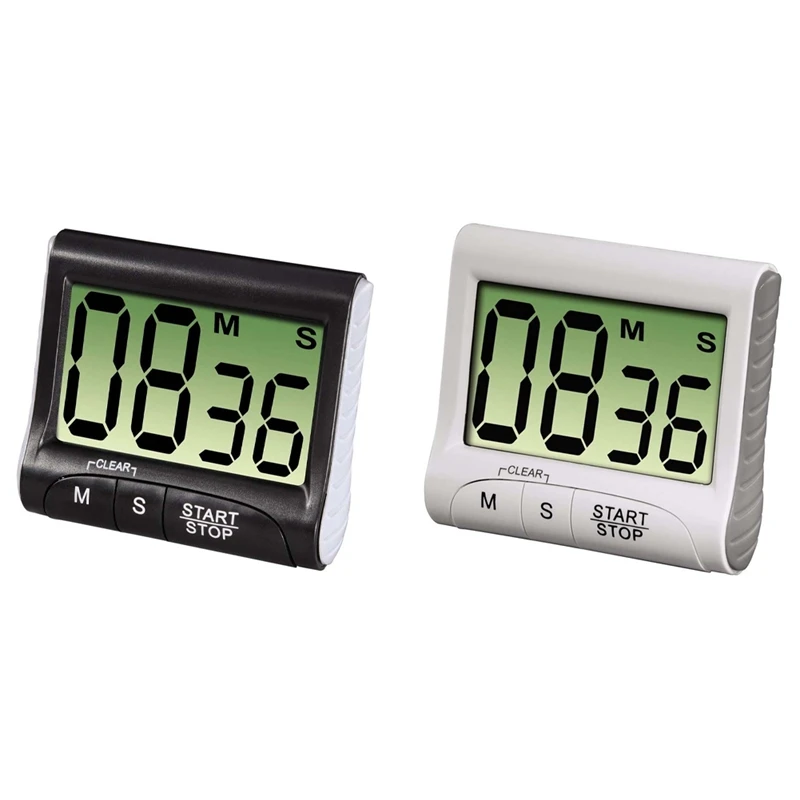 

Digital Kitchen Timer Countdown Extra Large Display Strong Magnetic Holder And Retractable Holder