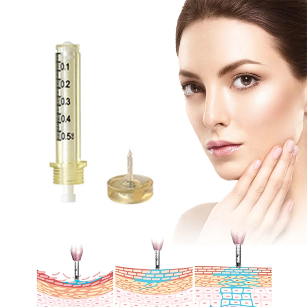 

0.5ml Wholesale Hyaluronic Acid Ampoule Syringe Needle For Anti Wrinkle Lip injection hyaluron gun atomizer hyaluron pen tool