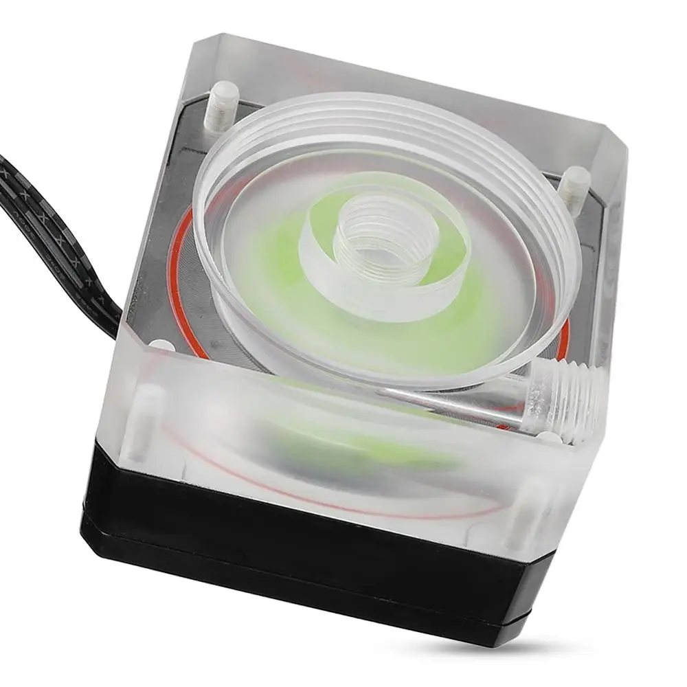 Компьютерный насос для водяного охлаждения ПК расход 500 л/ч головка насоса 3 метра