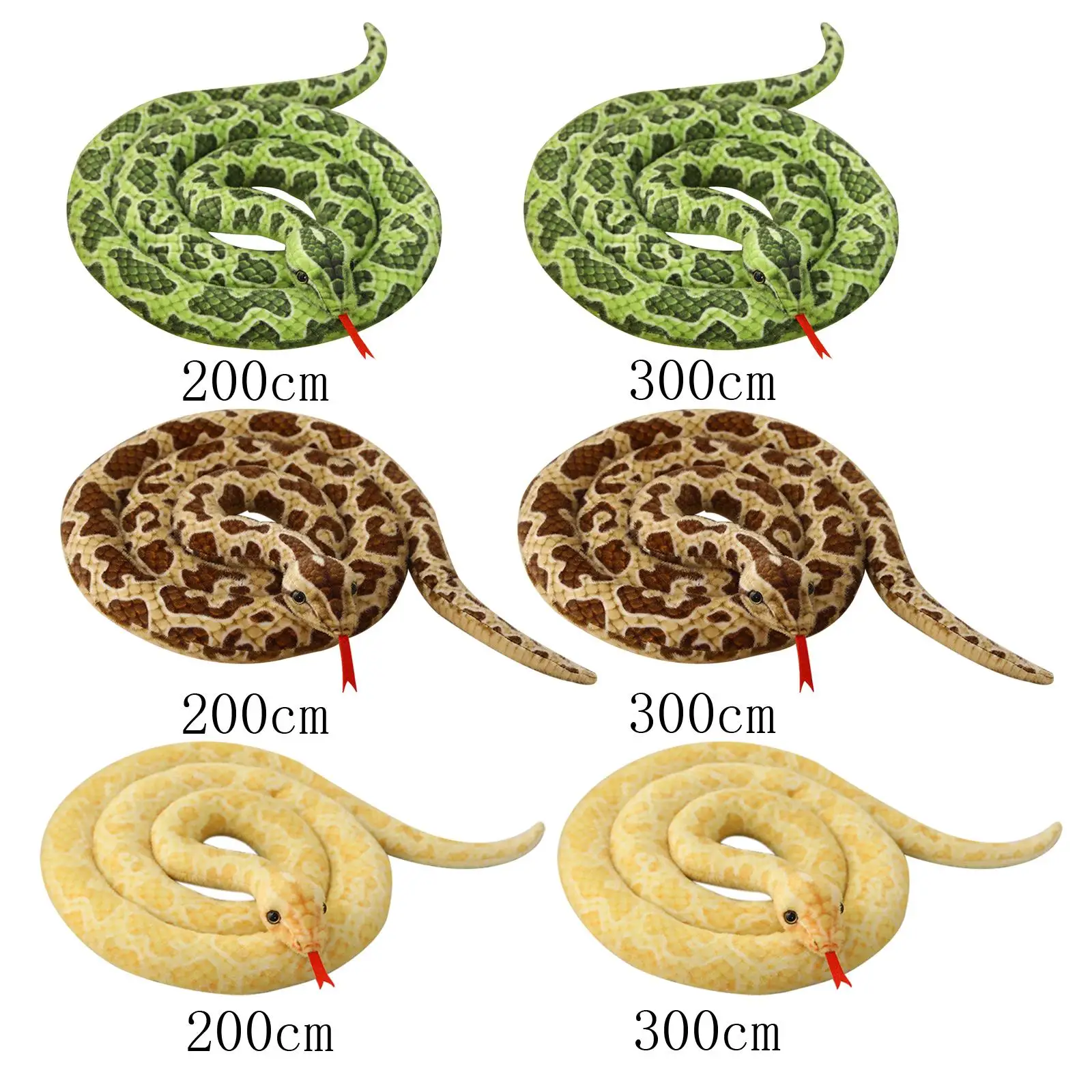 

Lifelike Snake Plush Toy Halloween Scare Props Long Snake Snake Pillow Doll Toys Snake Stuffed Animal for Boys Kids Gifts