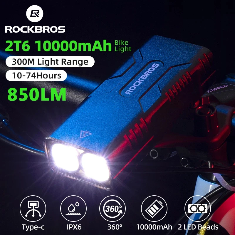 

850 Lumen Rainproof Light Bicycle Front Led Flashlight USB Rechargeable Cycling Headlight Outdoor Headlamp Bike Accessories 2022