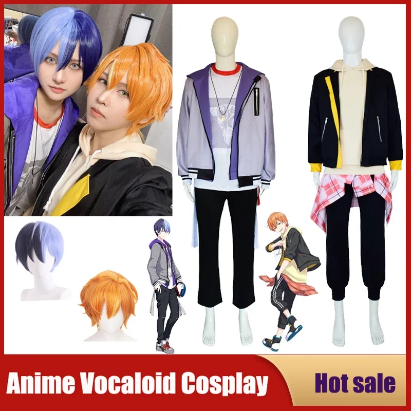 Игровой проект Sekai Colorful Stage Feat Косплей Аниме Костюм Vocaloid Shinonome Akito Aoyagi Toya Парик