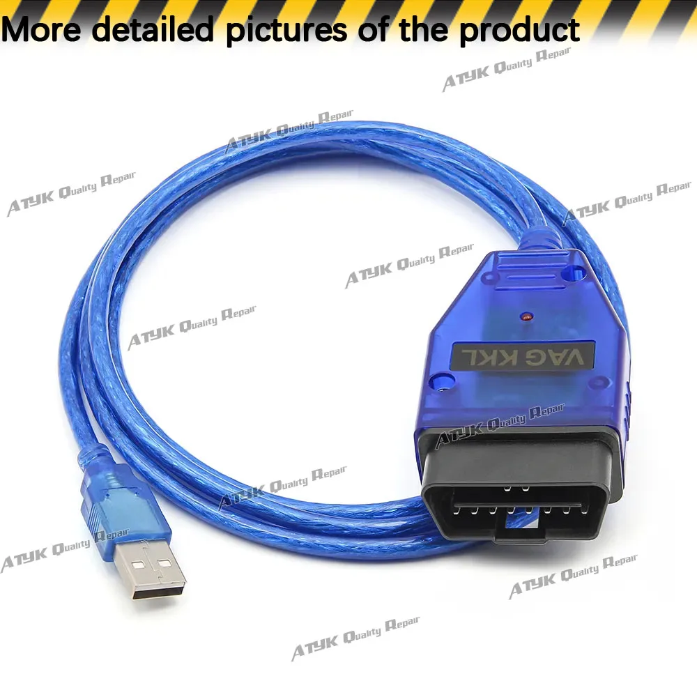 Новый чип CH340 VAG KKL 409 obd2 сканер automotriz кабель USB-интерфейс диагностические