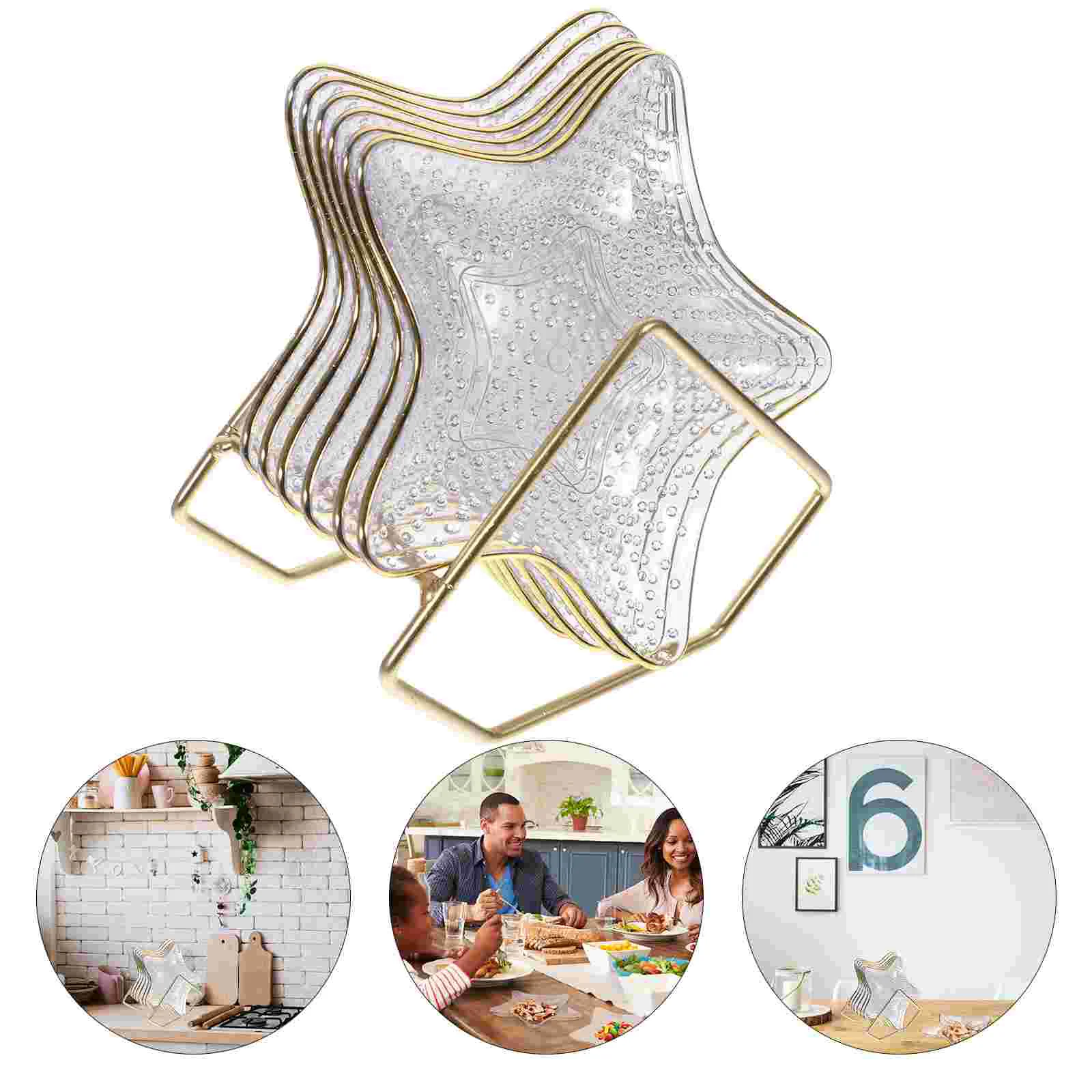 

Dish Dishes Plates Dessert Unbreakablestar Mini Plate Reusable Party Dipping Small Cereal Ceramic Bowls Cake Christmas Side Spit