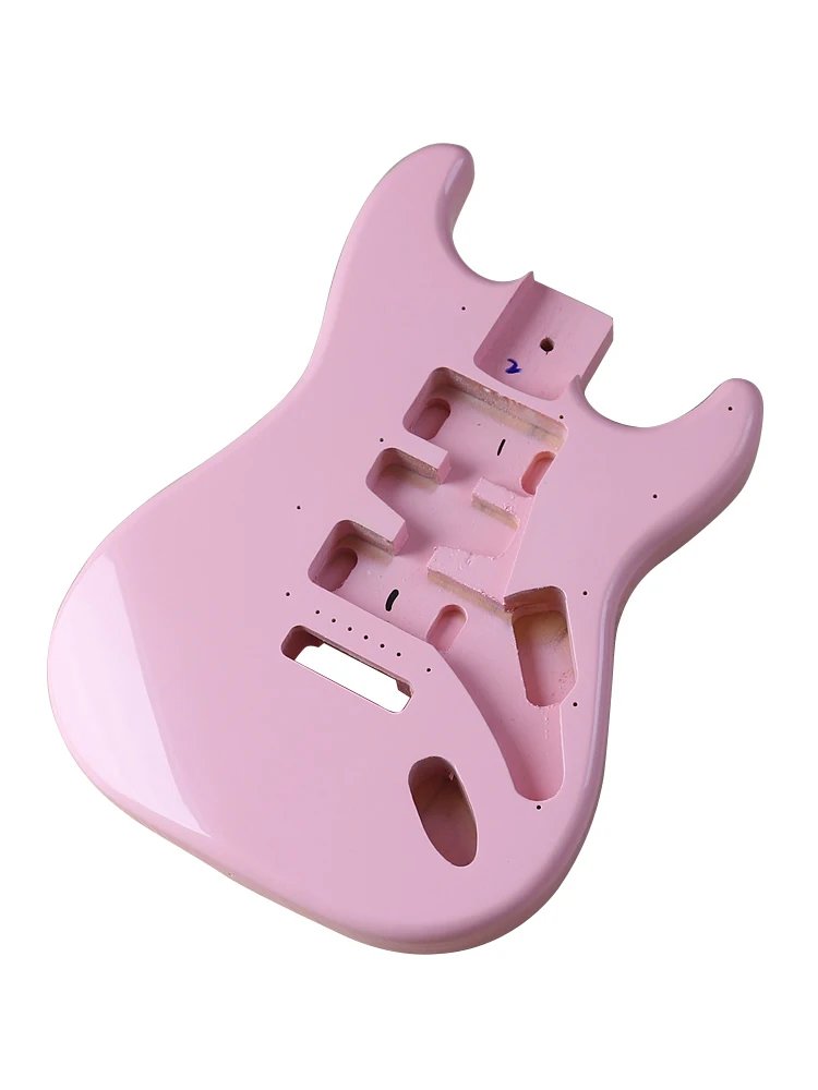ST розовый корпус электрогитары тополя музыкальный инструмент DIY