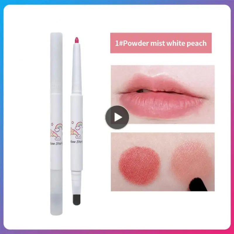 

Cosmetic Lipstick Lip Liner Pen Professional Matte Velvet Lady Charming LipLiner Pencil Contour Makeup Mousse Lipstick Comestics
