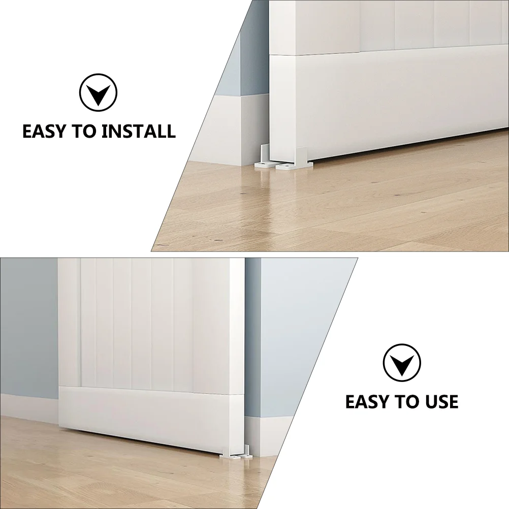 2 комплекта дверных направляющих аксессуары для сарая напольные направляющие