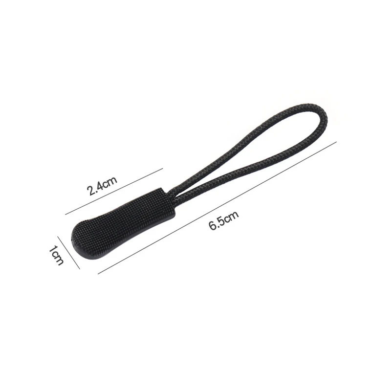 10pcs Zipper Pull Rope End Fit Zippers Puller Zip Head Replacement Clip Buckle Fixer Suitcase Clothing Backpack Home Textiles - купить по