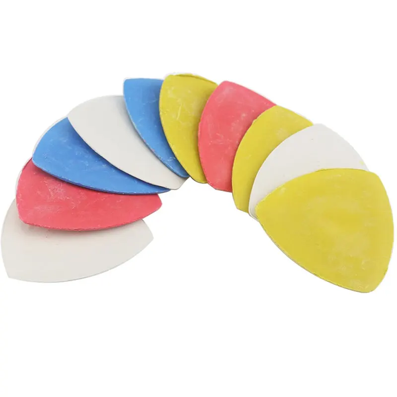 10PCS Tailors Chalk Colorful Triangle Tailor's Chalk Erasable Tailoring Powder for Sewing Notions Fabric Marking Clothing Design images - 6