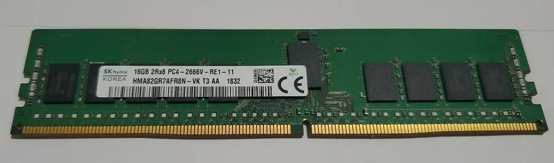 

RAM 16GB 2RX8 2666 DDR4 Server Memory HMA82GR7AFR8N-VK