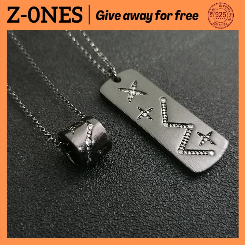 

s925 sterling silver black tarot brand inlaid zircon round bead pendant necklace women fashion luxury brand Monaco jewelry gift