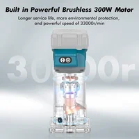 Аккумуляторный кромочный фрезер (триммер) ONEKFYFD, подходят макитовские аккумуляторы на 18 В#3