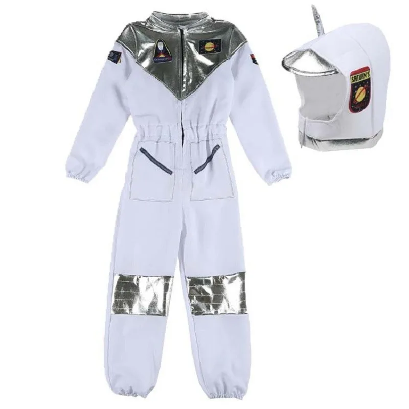 Костюм астронавта серебряный костюм космонавта комбинезон для косплея на