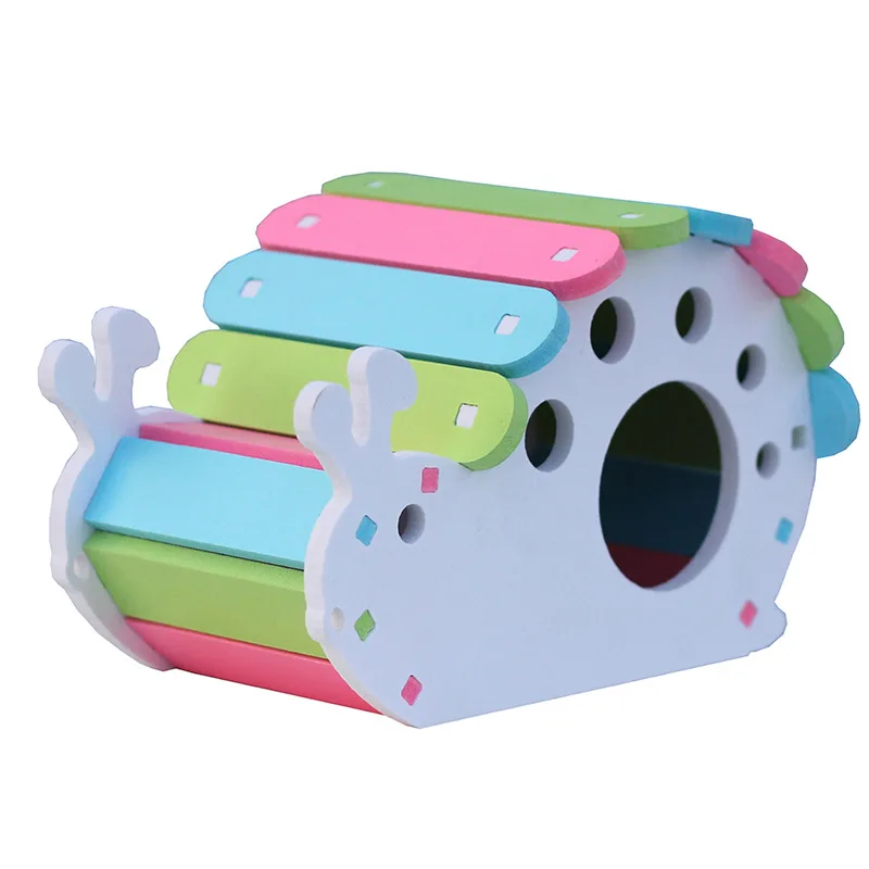 

Pet Supplies Small House Snail Nest Golden Bear Guinea Pig Hamster Toy Pet Sleeping Nest Hamster Cage Supplies Hamster Bed