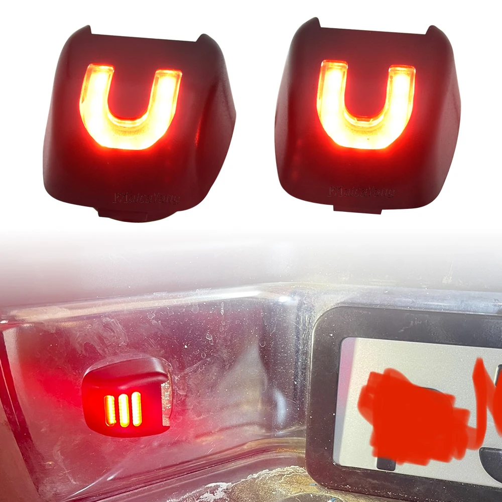 2pcs For Nissan Navara D40 Frontier Armada Xterra Suzuki Equator White Red Led Number Plate Bulbs License Plates Lights Lamps