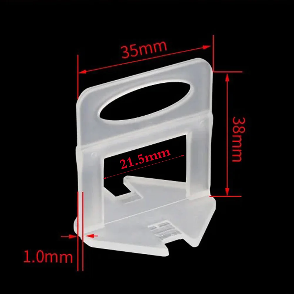Система выравнивания плитки 200 шт. 1 00 мм базовые разделители зажимов наборы