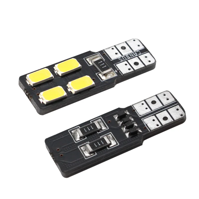 

100Pcs LED Bulbs Car T10 W5W 5630 5730 4smd Led Light Canbus No error Parking Lights Interior Lighting Super Bright AC 12V