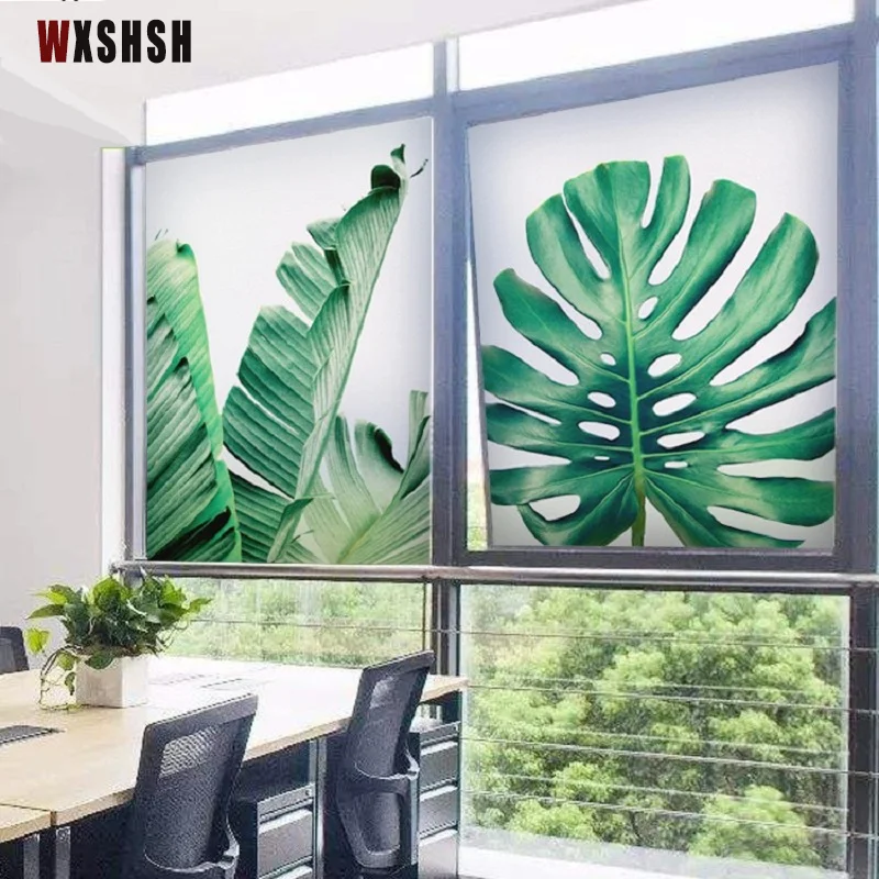 Статическая липкая оконная пленка размер на заказ стильная декоративная с