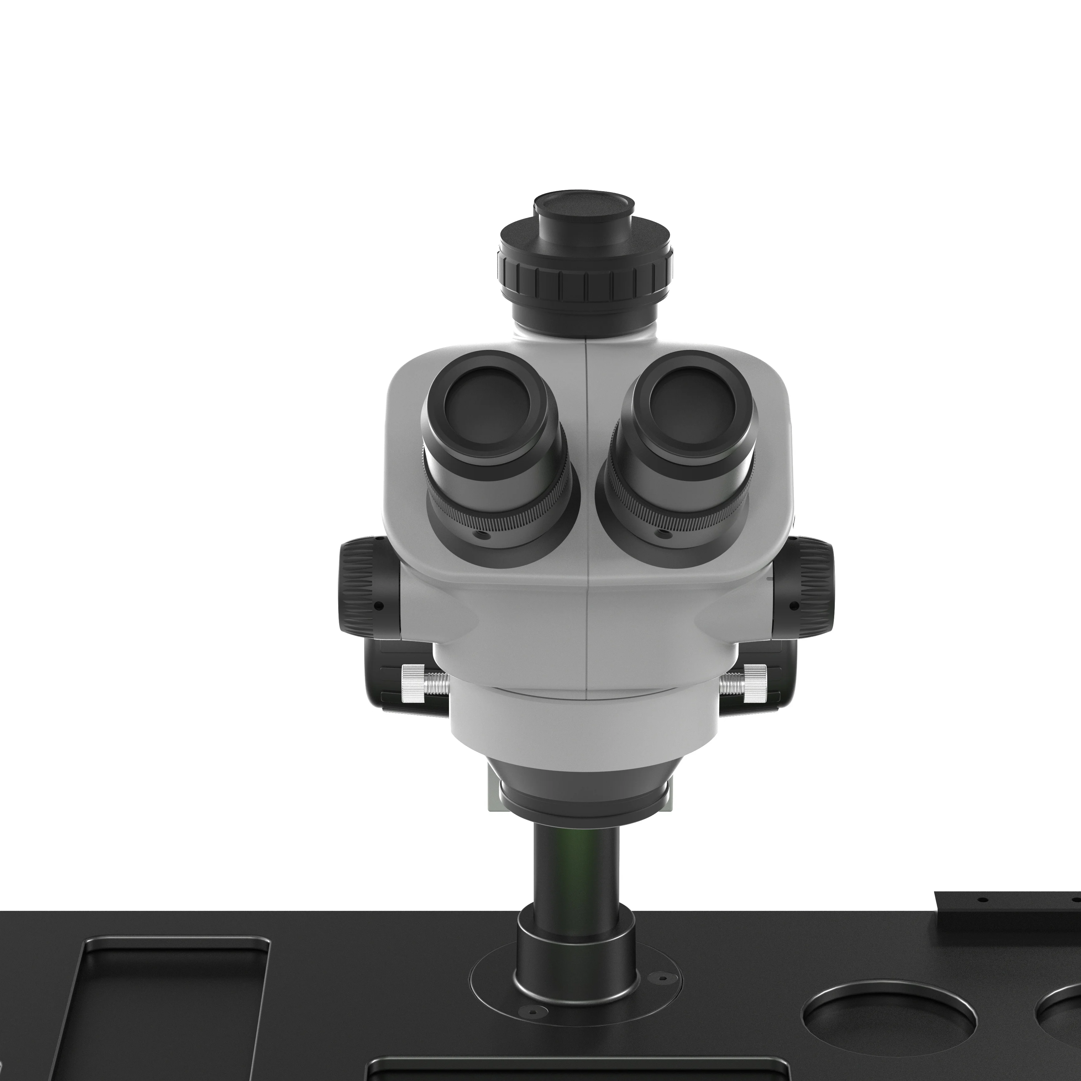 LUOWEI WCI3 7-50X триокулярная колонка с базовой рукояткой высокое разрешение