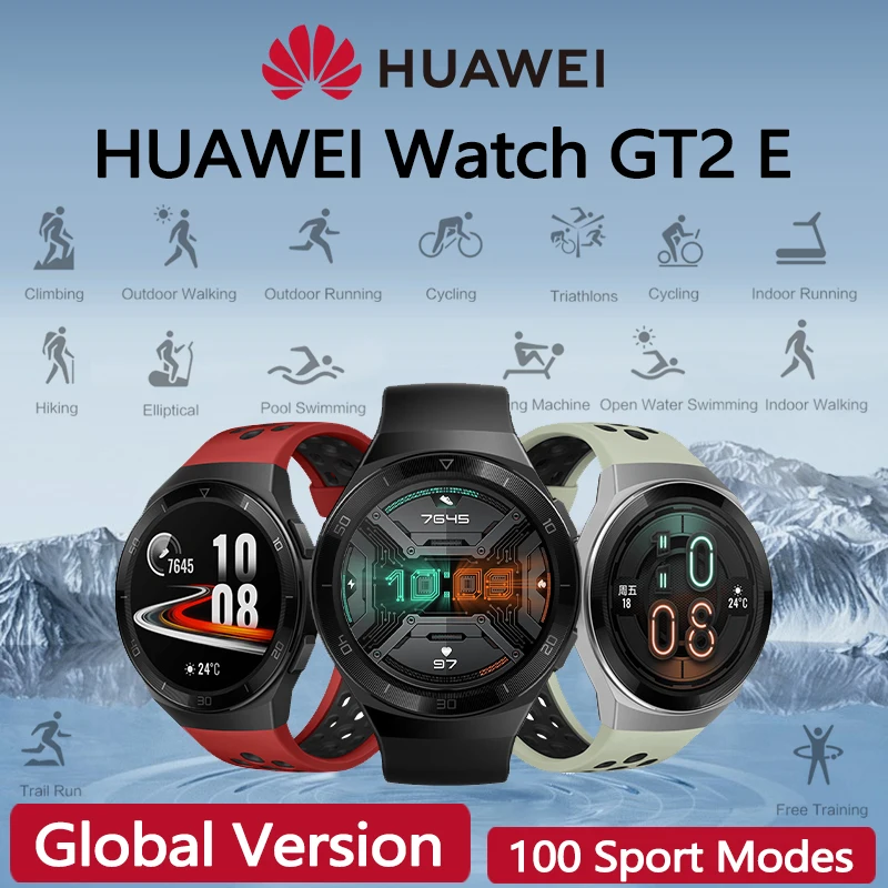 

Global Version HUAWE Watch GT 2e 1.39" AMOLED 5ATM Smart Watch 2 Weeks Standby Sport Watch GT Lite Original NFC100 Sport