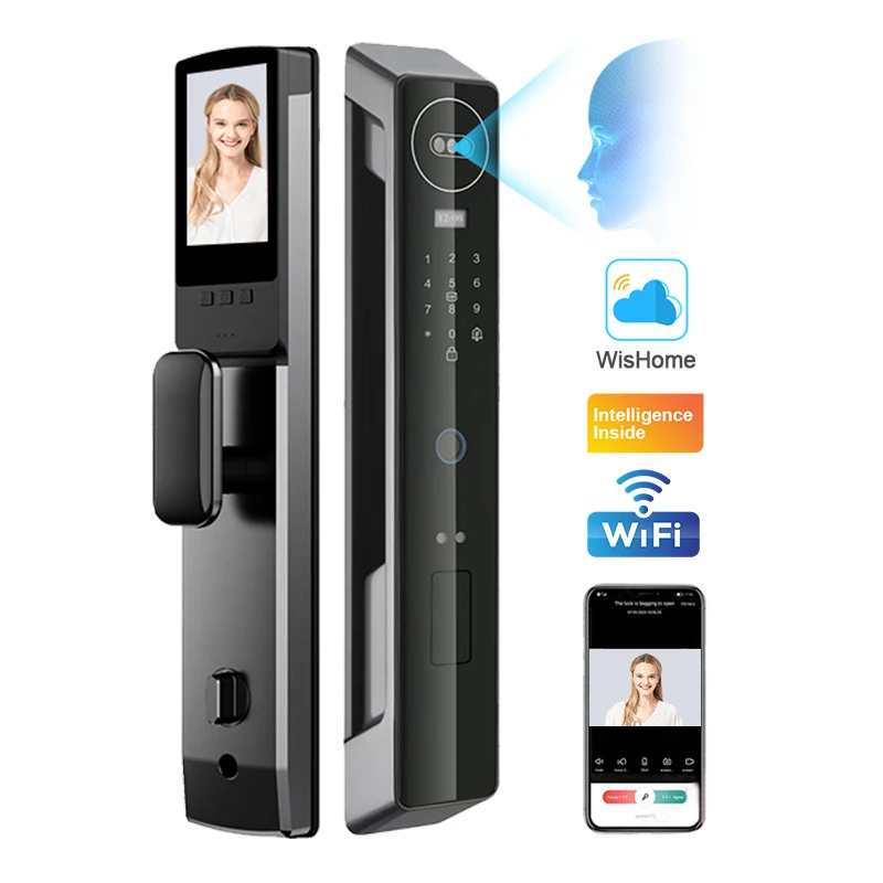 004 Цифровой уличный замок Tuya Smart Wi-Fi Цилиндрические замки для домашней жизни