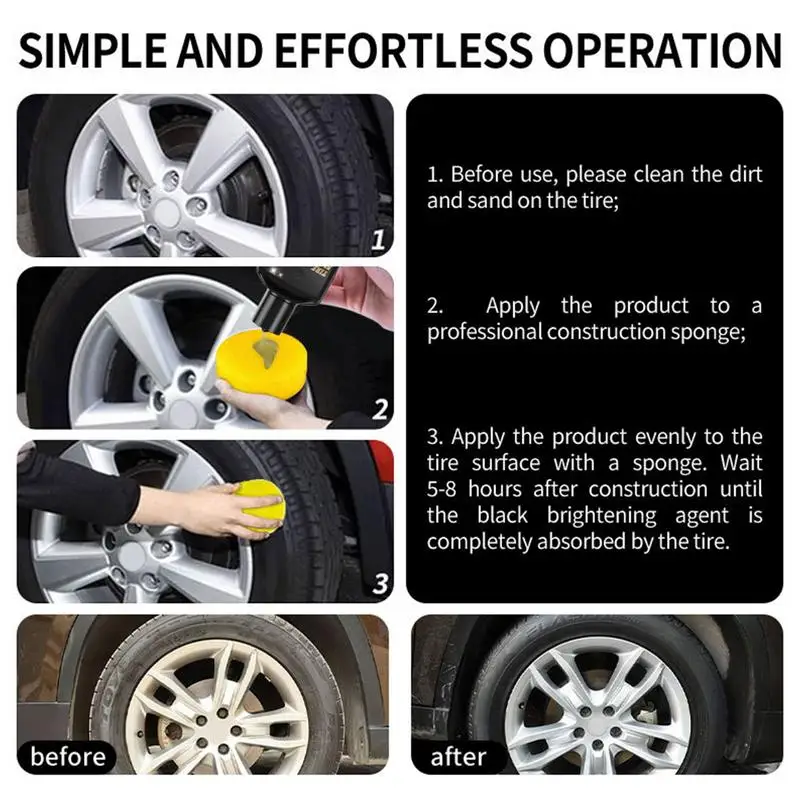 Очиститель колес и шин Средство для чистки автомобилей Восстановление