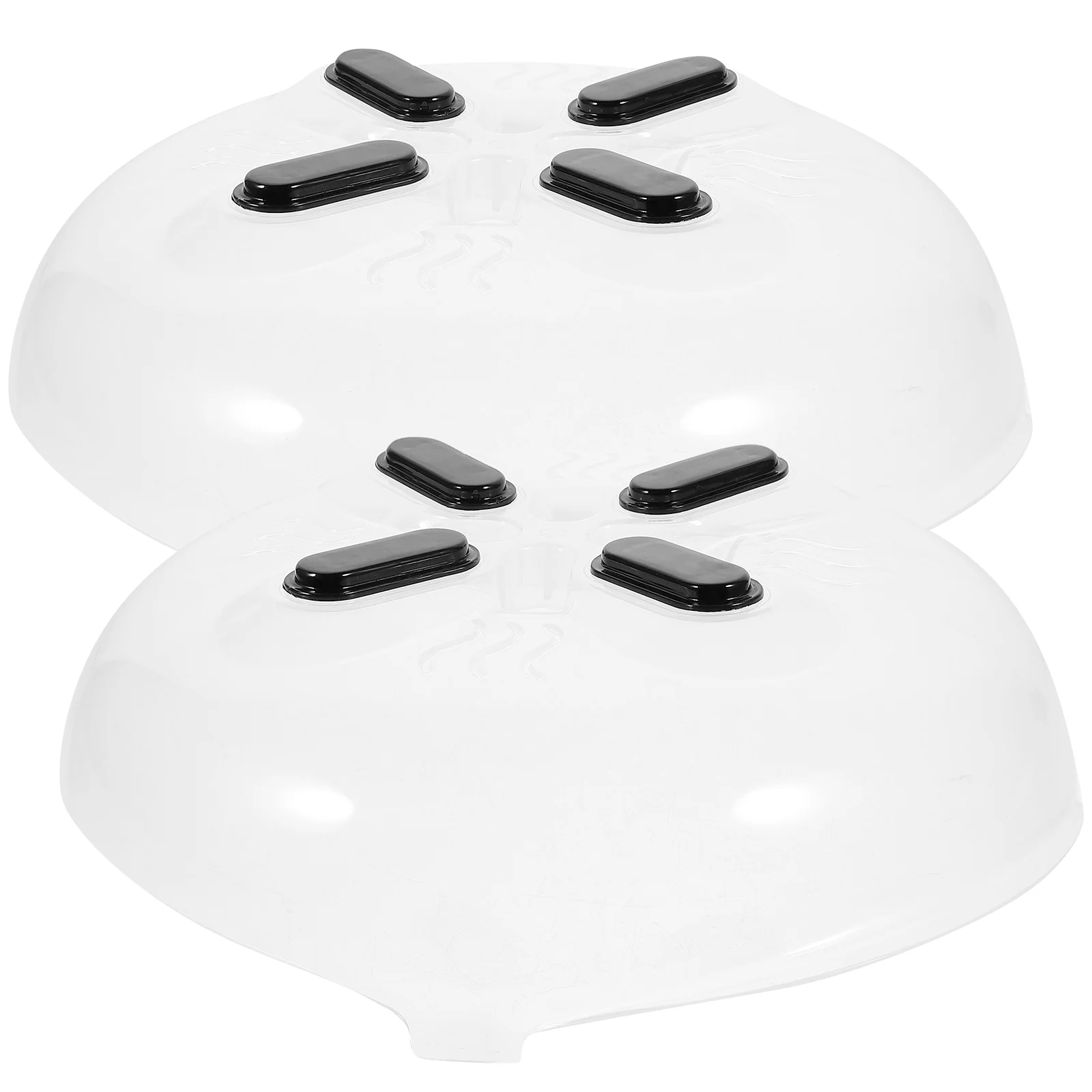 

2pcs Magnet Cover Cover Microwave Cover Microwave Cover Cover Microwave Plate Cover Microwave Splatter Guard