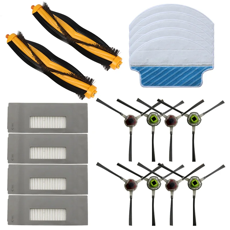 

Side brush + main brush + filter + mop kit for Ecovacs Deebot M80 M80 Pro DT83 DT85 sweeper accessories replacement