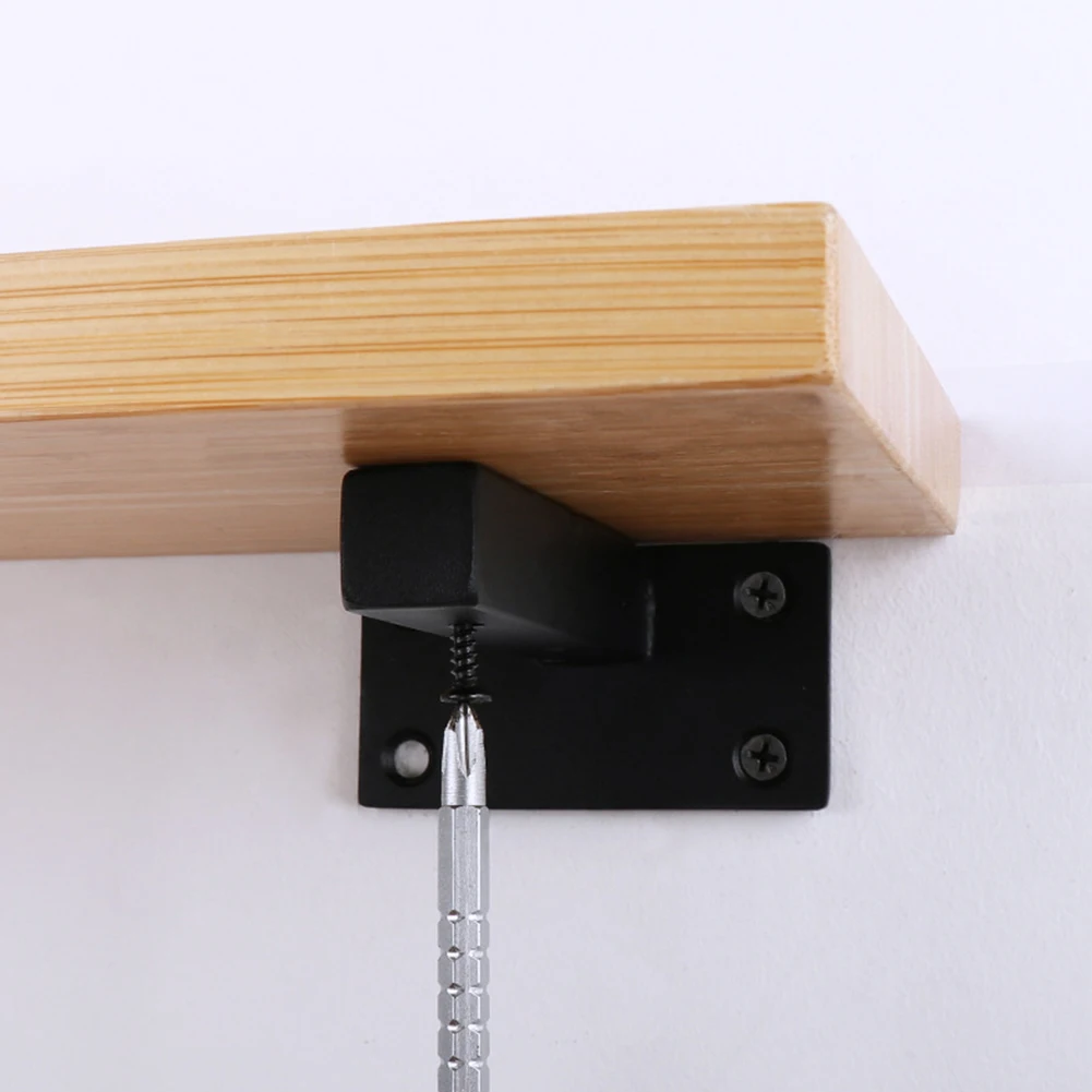 

2Pcs Triangle Wall Shelf Bracket Stainless Steel Heavy Support Wall Mounted Bench Table Shelf Bracket Furniture Hardware