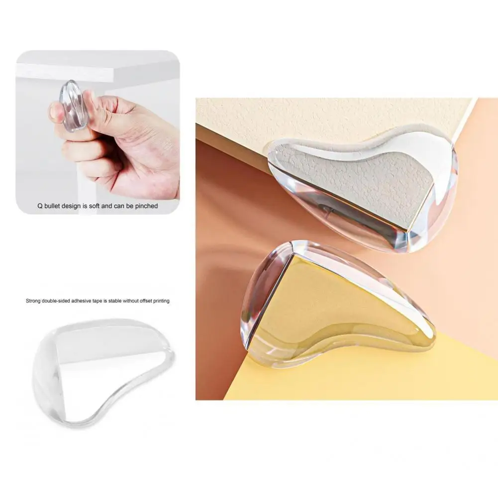 

10Pcs Edge Cushion Minimalist Smooth Surface Comfortable Table Desk Corner Protector Edge Cover for Furniture