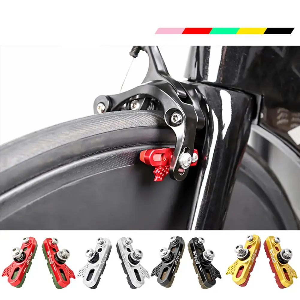 

2шт велосипедные тормозные колодки C-образные зажимы тормозные колодки для дорожного складного небольшого колеса велосипедные Сменные Выд...