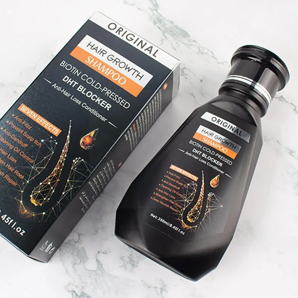 

250 мл имбирный шампунь для роста волос предотвращает выпадение волос уход за волосами Frizz волосы не жирный Гладкий без A5x6