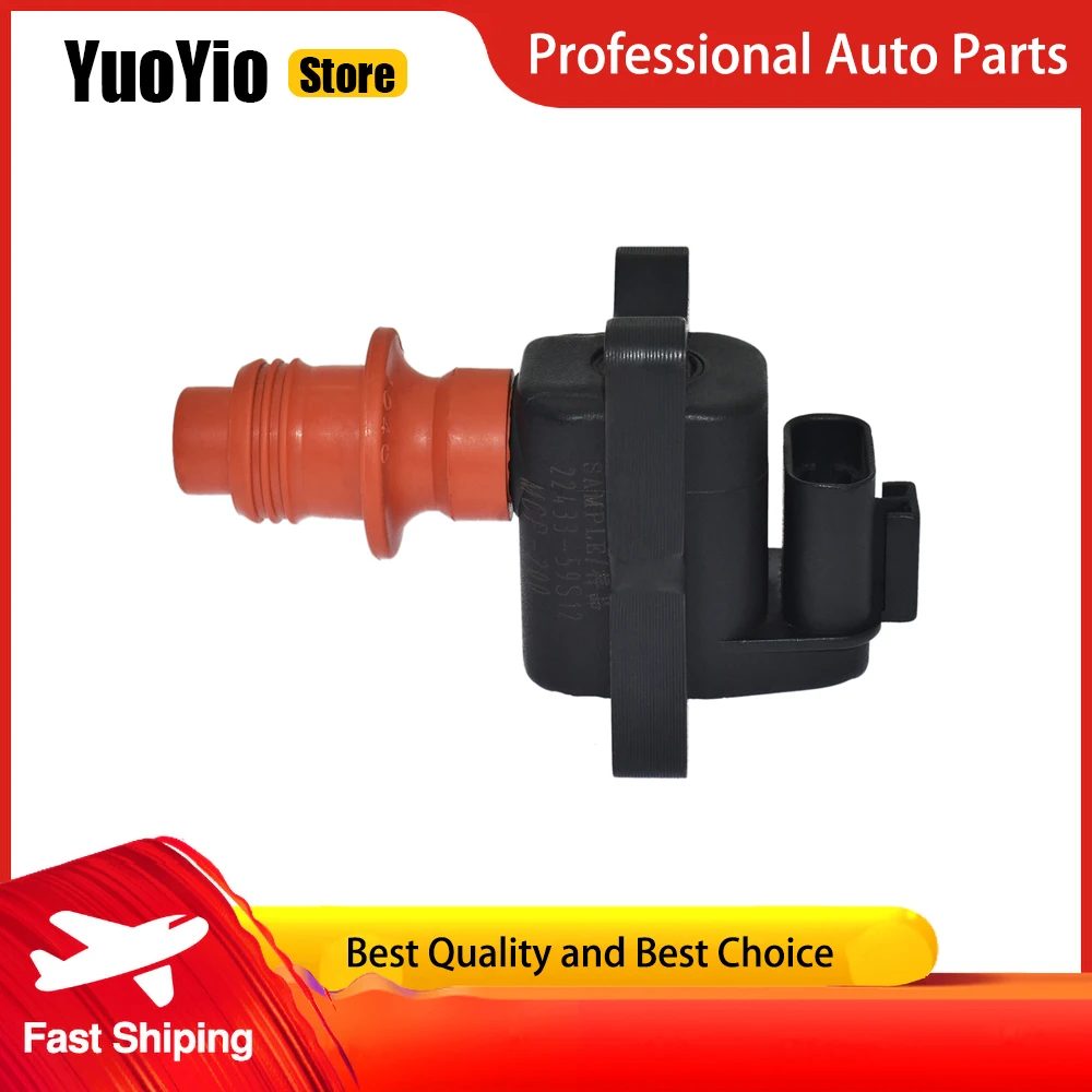 YuoYio 1 шт. новая катушка зажигания 22433-59S11 для NISSAN Pulsar NX 1987-1989 SE 4 цилиндра 6 л 8 CA16D CA18D